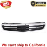 For 1999-2000 Chrome With Black Front New Grille & Molding Honda Civic. Fixed Price $66.60.