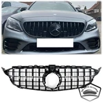 For 2019 2020 2021 Mercedes-benz C-class W205 C200 Front Bumper Grille Gtr Style. Fixed Price $65.00.