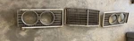 1974 1973 Ford Ltd Country Squire Center Grille & Headlight Bezel Set Worn. Fixed Price $185.00.