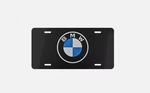 Bmw Marque License Emblem Black 6X12 Inch Aluminum Plate - Made Usa. Fixed Price $23.78.