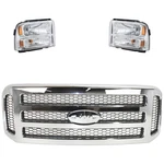 Grille F250 Truck F350 Ford F-250 Super Duty F-350 Excursion 2005. Fixed Price $270.97.