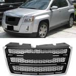 Fit For 2010-2015 Gmc Terrain Slt Front Bumper Upper Grille Chrome+black. Fixed Price $90.99.