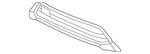 Genuine Honda Lower Grille 71152-T2F-A60. Fixed Price $129.34.