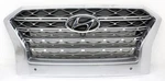 Oem Grille For Hyundai Palisade Limited, Ultimate Chrome 86350-S8AC1, Scratches. Fixed Price $400.00.