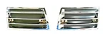 Porsche 911 912 69-73 Front Metal Chrome Horn Grille Pair-new. Fixed Price $235.00.