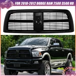 Gloss Black Front Bumper Upper Grille For 2010 2011 2012 Dodge Ram 2500 3500 Slt. Fixed Price $245.99.