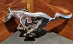 1VINTAGE Ford Mustang 1965 1966 Chrome Grill Emblem Oem C6ZB-8A224-A 66171. Fixed Price $29.99.