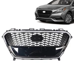 For Hyundai Sonata Hybrid 2016-2017 Front Upper Grille 86350-E6000 Black+chrome. Fixed Price $58.00.