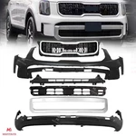 Complete Front Bumper Grille Kit With Valance Panel For 2023-2024 Kia Telluride. Fixed Price $884.98.