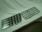 1971-1972 Corvette Front Fender Egg Crate Grill Set GM#3995017 & 3995018. Fixed Price $299.71.