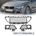 Front Bumper Center & Side Grille For 2013-2019 Bmw 3SERIES F30 F31 F35 Sport. Fixed Price $36.99.