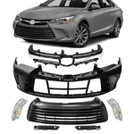 For 2015-2017 Toyota Camry Complete Front Bumper Set W/ Turn Signal Light. Fixed Price $214.00.