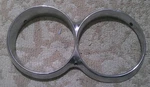 1964 Ford Thunderbird Lh Outer Headlight Bezel Door C4SZ-13064-B Used Cracked. Fixed Price $25.00.