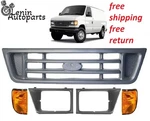 Grille, Headlamp Door Bezel, Signal 2003-2007 Ford E-150 250 350 450. Fixed Price $225.19.