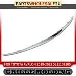 New Radiator Upper Gray Grille Molding Trim For Toyota Avalon 19-22 5311107100. Fixed Price $52.99.