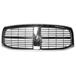 New Chrome And Black Grille Fits 2006-2008 Dodge Ram 1500 55077767AF 104-02006A. Fixed Price $119.55.