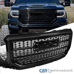 Fit 2016-2018 Gmc Sierra 1500 Glossy Black Denali Style Front Bumper Hood Grille. Fixed Price $167.95.