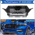 Fits Ford Explorer 2020-2023 St Front Bumper Upper Grille Assembly Gloss Black. Fixed Price $119.99.