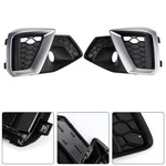 Silver Front Bumper Lower Fog Grille Cover Fit Audi A4 B9.5 S-line 2020-2024. Fixed Price $140.93.