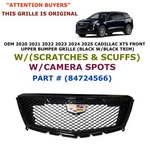 2020 21 22 23 24 2025 Cadillac XT5 Front Upper Bumper Grille W/camera Spots. Fixed Price $400.00.