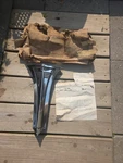 Nos 1941 Pontiac Radiator Grille Center Trim Panel 505196. Fixed Price $225.00.