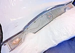 Oem 1955 Packard Chrome Upper Lower Grille Emblem / Lights Clipper U5B-101. Fixed Price $1475.00.