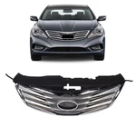 Fits 2012-2014 2013 Hyundai Azera Front Bumper Grille Black&chrome 863503V000. Fixed Price $79.99.