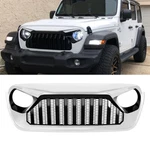 Front Mesh Bumper Vader Grille For 18-24 Jeep Wrangler Jl Jt Black & White. Fixed Price $159.99.