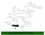2009-2011 Acura Tl Genuine Front Bumper Grille Lower Trim Left Oem 71107TK4A00ZA. Fixed Price $63.02.