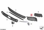 Genuine Bmw M5 F90 Sedan Grille Air Inlet Open Left 51118065317. Fixed Price $66.96.