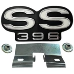 1967 Chevelle Ss 396 Grille Ornament W/retainer Gm Licensed Dynacorn EM1300. Fixed Price $68.95.