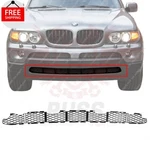 New Front Center Bumper Grille Black Plastic Fits 2004-2006 Bmw X5 BM1036146. Fixed Price $57.19.
