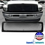 Fits 1994-2001 Ram 1500 2500 3500 Glossy Black Honeycomb Mesh Front Hood Grille. Fixed Price $94.98.