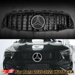 For 2020-2023 Mercedes Benz Cla-class W118 Black Front Grille W/led Emblem. Fixed Price $106.99.