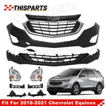 For 2018-2021 Chevrolet Chevy Equinox Front Bumper Upper Lower Grille Set Primed. Fixed Price $299.99.