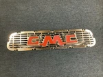 1955 1956 Gmc Truck Hood Emblem W/ Mounting Base Original 1957. Fixed Price $550.00.