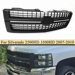 Matte Black Grille Square Mesh For 2007-2010 Chevy Silverado 2500 3500 Hd. Fixed Price $158.00.