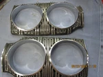 1965 Dodge Polara Monaco Headlight Bezel Set Lh Rh 440 500 880 2445248 2445249. Fixed Price $125.00.