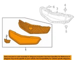Gm Oem 16-19 Ats Front Bumper Components-grille Assy 23504225. Fixed Price $746.82.