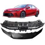 For 2025 Toyota Camry Front Bumper Upper Grille W/ Radar Hole+cover Molding. Fixed Price $89.99.