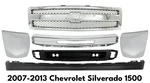 Front Bumper Chrome & Grille Assembly Kit For 2007-2013 Chevrolet Silverado 1500. Fixed Price $600.99.