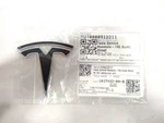 New Tesla Model 2012 2016 Front Logo Emblem Chrome 1017442-00-B. Fixed Price $124.50.