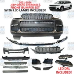 Front Bumper Assembly For 2021 2022 2023 2024 Jeep Grand Cherokee With Led. Fixed Price $738.78.