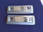 1966 1967 1968 Dodge Plymouth Pair Chrome Arm Rest Base Only 68579 Charger 10". Fixed Price $29.58.