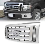 Front Upper Bumper Grille Chrome 2009-2012 13 14 Ford F-150 F150 Xlt. Fixed Price $108.29.