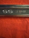 Original Gm 69 Chevelle Ss 396 Dash Plaque Emblem 3948523 3948533. Fixed Price $99.00.