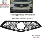 Genuine Acura Rdx 2019-2021 Front Bumper Upper Grille Gloss Black 71121-TJB. Fixed Price $140.00.