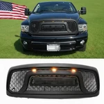 For 2002-2005 Dodge Ram 1500 Front Grille Bumper Hood Mesh W/letters & Led. Fixed Price $178.83.