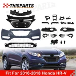 Full Front Bumper Cover Grille Radiator Panel Set For 2016-2018 Honda Hr-v Hrv. Fixed Price $229.95.