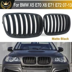 For Bmw E70 X5M X6 E71 E72 2007-2013 Matte Black Front Hood Kidney Grilles. Fixed Price $33.24.